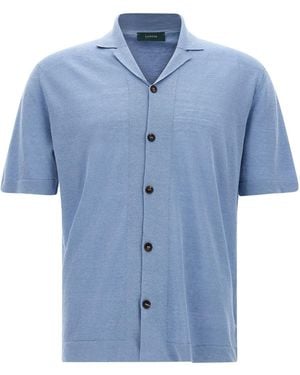 Zanone 'Rever' Shirt - Blue