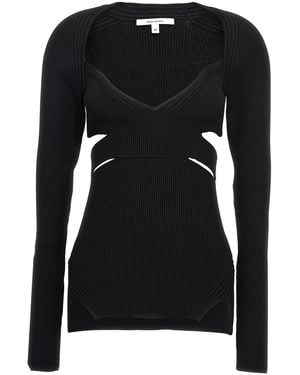 Nensi Dojaka Cut-out Jumper - Black