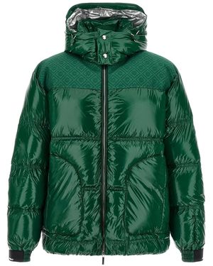 CASABLANCA 'nylon Puffer' Down Jacket - Green