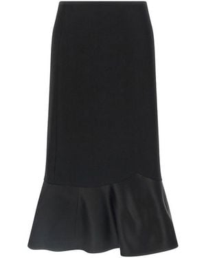 Fendi Grain De Poudre Skirt - Black