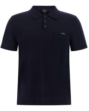 A.P.C. Polo 'Gide' - Blu