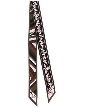 PUCCI Bandeau 'Selva' E 'Iride' - Nero