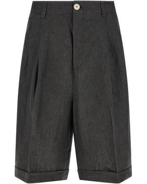 Jacquemus Bermuda Con Pinces - Grigio