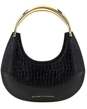 Elisabetta Franchi 'hobo' Small Shoulder Bag - Black