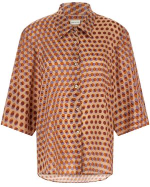 Dries Van Noten 'clea' Shirt - Brown