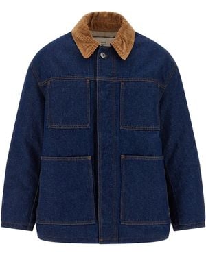 Ami Paris 'worker' Jacket - Blue