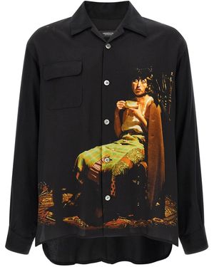 Undercover Shirt With Print - Black