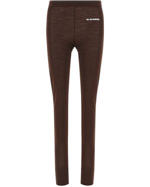 Jil Sander '029' Leggings - Brown