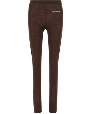 Jil Sander '029' Leggings - Brown