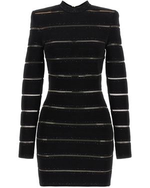 Balmain Bodycon Dress - Black