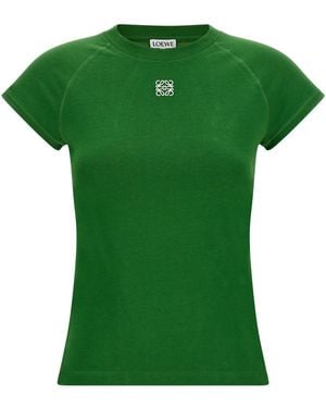 Loewe 'anagram' T-shirt - Green