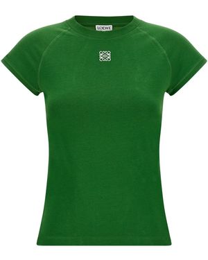 Loewe 'anagram' T-shirt - Green