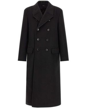 Tom Ford Cappotto 'Luxury Melton Db Officer' - Nero
