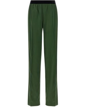 Tom Ford Silk Trousers - Green