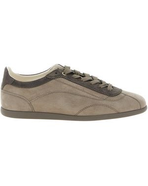Brunello Cucinelli Slim Trainers - Grey