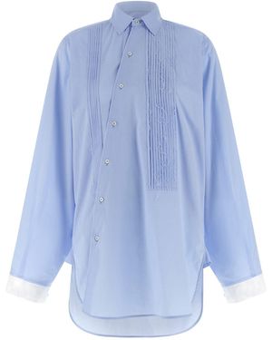 Jejia 'crazy Smoking Plissée' Shirt - Blue