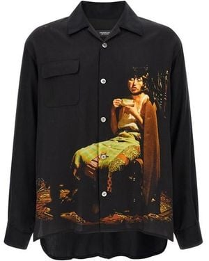 Undercover Camicia Con Stampa - Nero