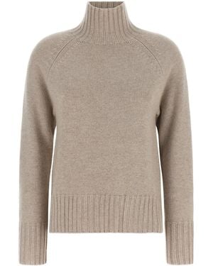 Max Mara Pullover Mit Stehkragen "Mantova" - Grau