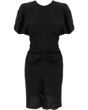 Victoria Beckham 'Gathered Waist Mini' Dress - Black