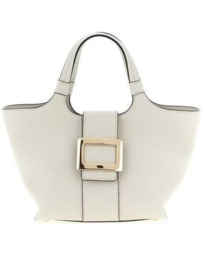 Roger Vivier Shopping 'Belle Vivier' Mini - Bianco