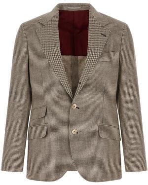 Brunello Cucinelli The 'Cavallo' Blazer - Brown