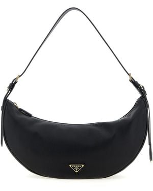 Prada Borsa A Spalla 'Sacca Soft Grain' - Nero
