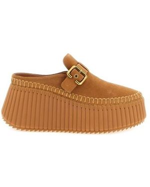 Chloé Sabot 'Nama' - Marrone