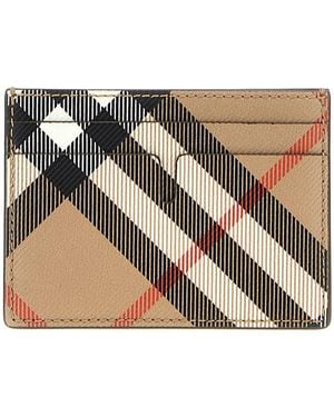Burberry Check Print Card Holder - Multicolour