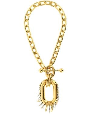 Rabanne 'punk Xl Link' Necklace - Metallic