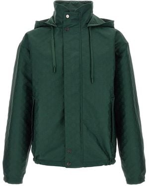 Gucci Reversible Jacke Aus Ripstop-Baumwolle - Grün