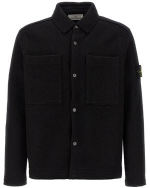 Stone Island Pannolenci Overshirt - Black