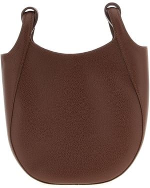 Longchamp Umhängetasche Mit Integrierten Lederschlaufen - Braun