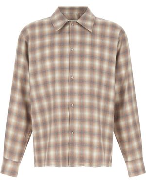 Second/Layer Check Dégradé Shirt - Natural