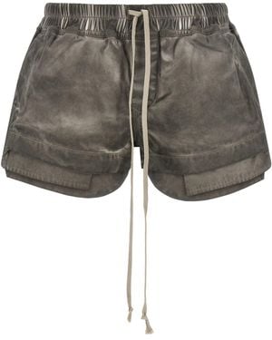 Rick Owens 'fog Boxers' Shorts - Grey