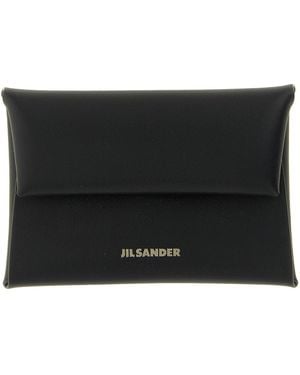 Jil Sander Folded Coin Purse - Black