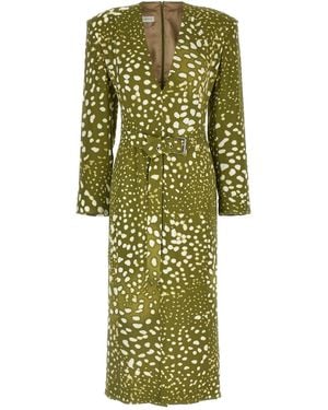 Dries Van Noten 'Dohana' Dress - Green