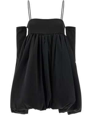 ROTATE BIRGER CHRISTENSEN 'Satin Le Bubble' Dress - Black