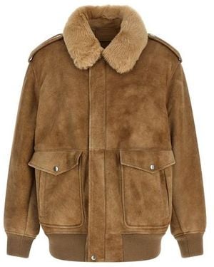 Prada Bomber Montone - Marrone