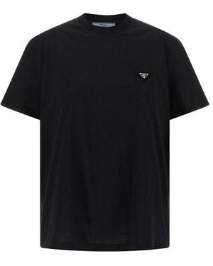 PRADA★Logo T-shirt プラダ レディース Tシャツ 35838SOOO15ZG PRADA プラダ レディース Tシャツ ロゴプリント クルーネック