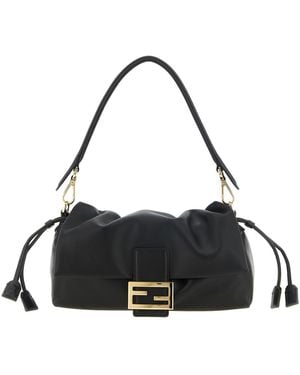 Fendi 'baguette® Soft Media' Handbag - Black