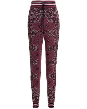 Amiri 'Space Dye Bandana' Joggers - Purple