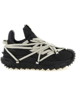 Rick Owens Moncler + 'trailgrip Megalace' Trainers - Black