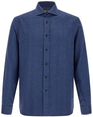 Brunello Cucinelli Cotton Blouse - Blue