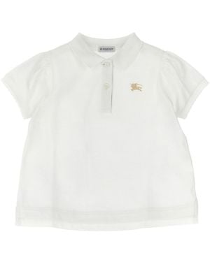Burberry 'emmy' Polo Shirt - White