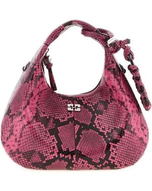 Ganni 'mini Hobo' Handbag - Purple