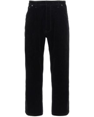 Prada 'Velvet Denim' Trousers - Blue
