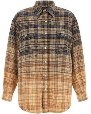 R13 Camicia 'Boyfriend' - Multicolore