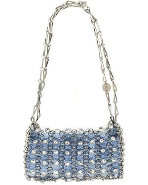 Rabanne Borsa A Spalla '1969 Nano' - Blu