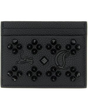 Christian Louboutin Kartenhalter 'Kios' - Schwarz