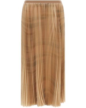 Fabiana Filippi Pleated Skirt - Brown